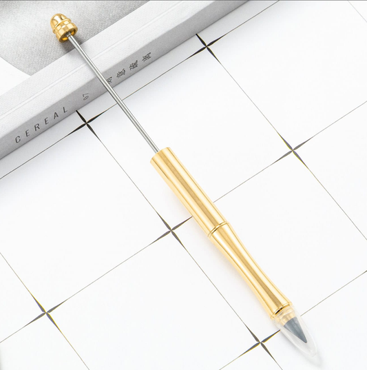 Beadable Metal Pencil Premium Quality Refillable DIY Infinity Pencil 10 PCS (Mix colors)